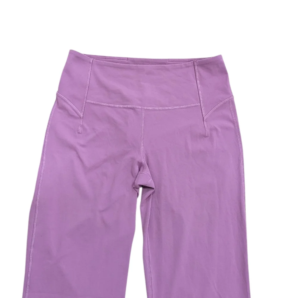 Lululemon Groove High-Rise Split-Hem Flared Pant Nulu velvet dust mauve